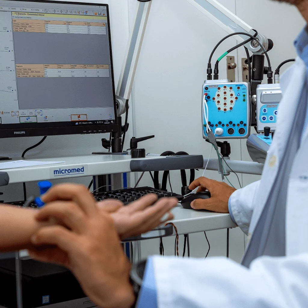 Exploración neurofisiológica con equipos de registro